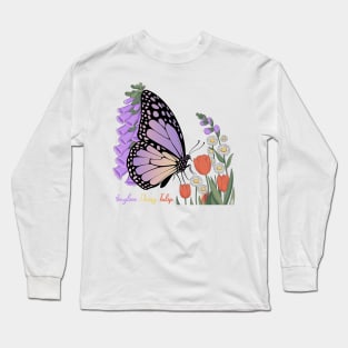 Foxglove-Daisy-Tulip Long Sleeve T-Shirt
